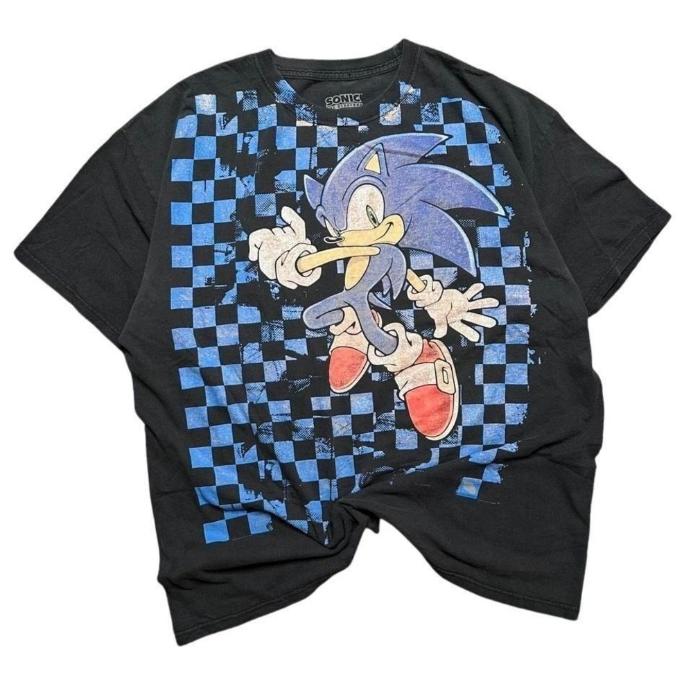 Y2K Sonic AOP tee shirt